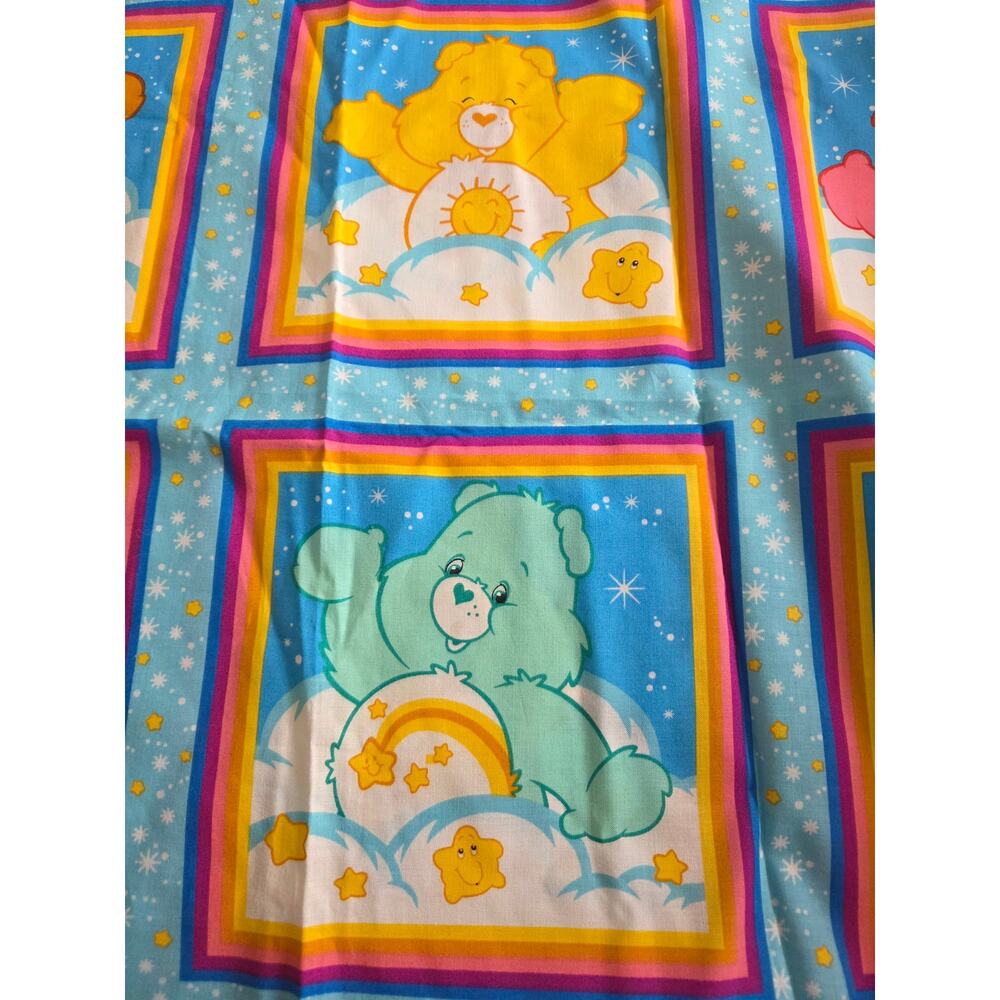 Vintage 2003 Care Bear Squares Panels 10 Squares